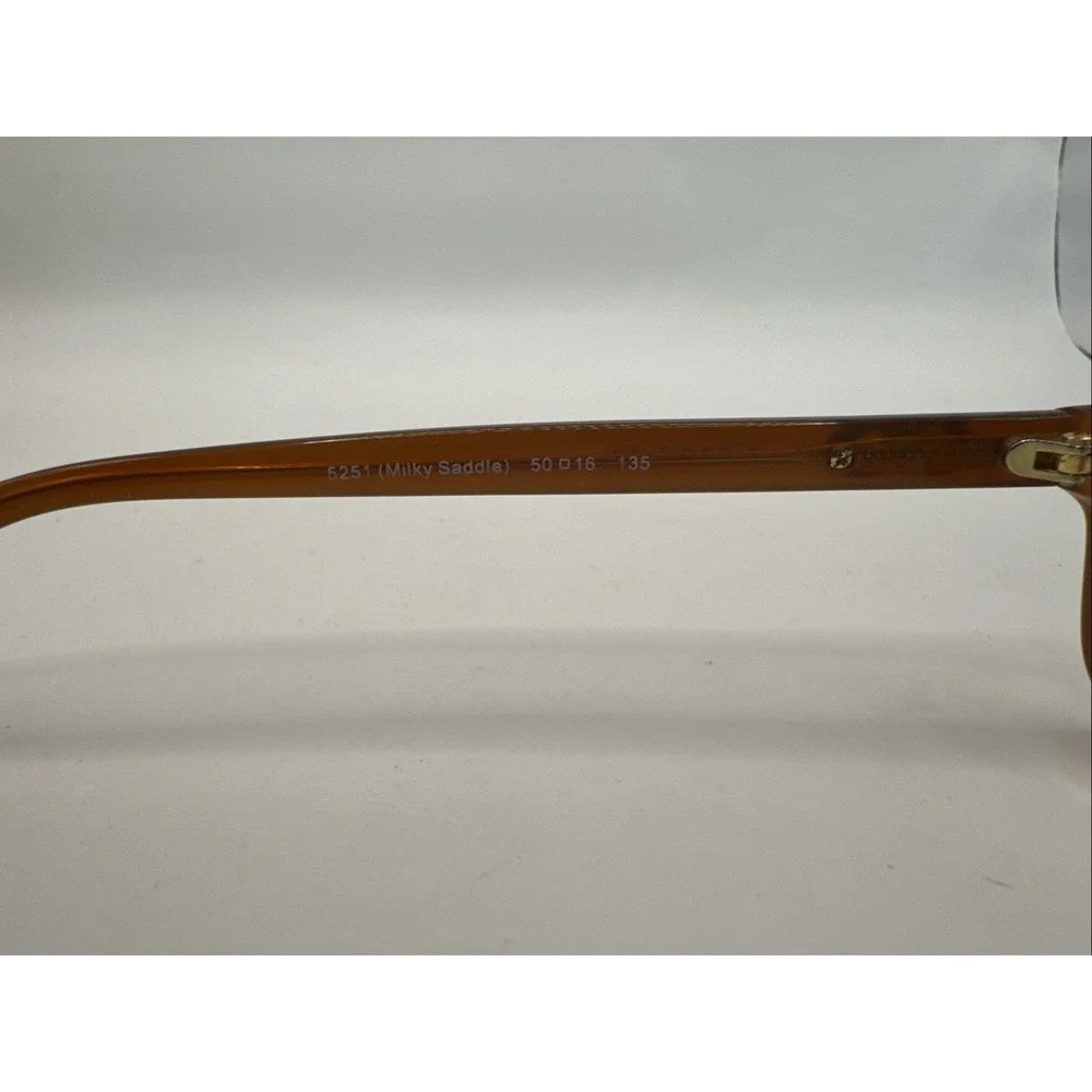 NEW COACH HC 6054 5251 BROWN GOLD AUTHENTIC FRAMES EYEGLASSES 52-16